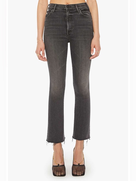 MOTHER Denim - MOTHER The Hustler Ankle Fray Gray Jeans - Not Guilty (Size 24)
